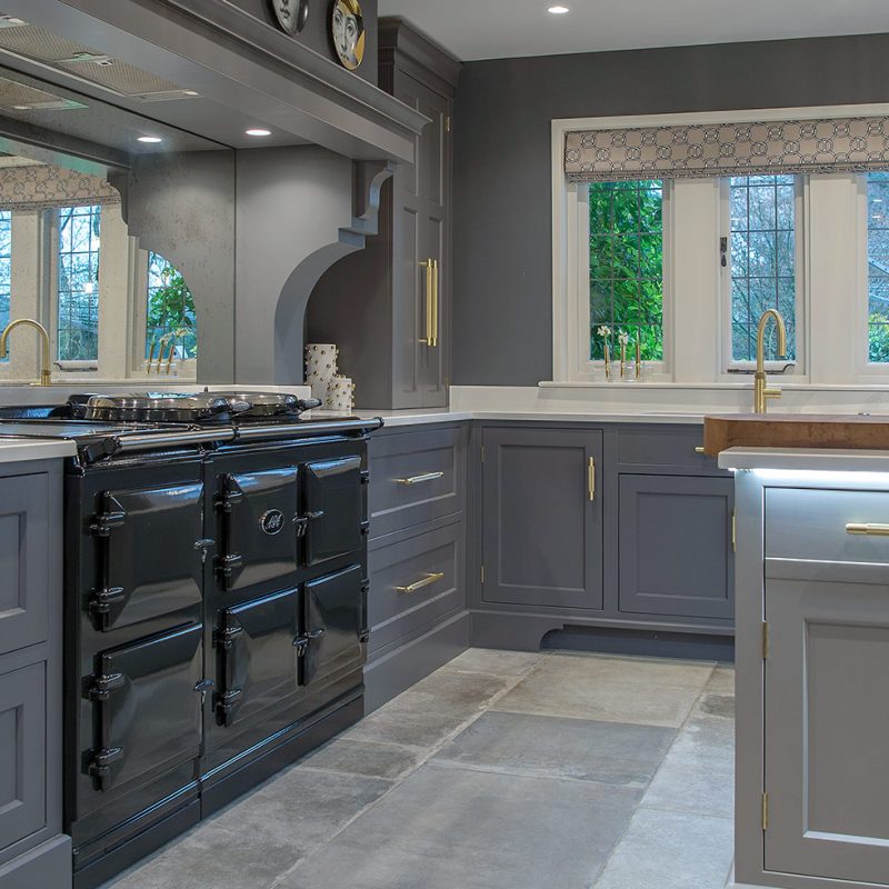 Blue Hepworth and Wood english kitchen