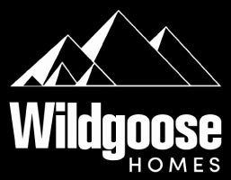 Wildgoose Homes Logo Wildgoose Homes Logo in white
