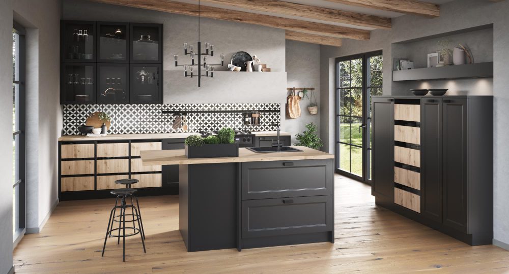 Ravenna anthracite german kitchen